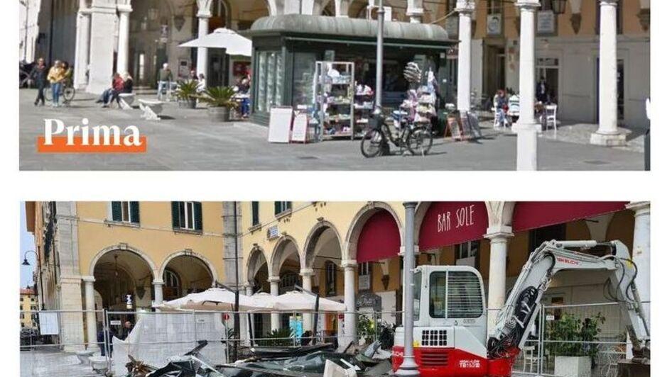 Le ruspe cancellano un pezzo di storia. Addio vecchie edicole: «Era necessario»