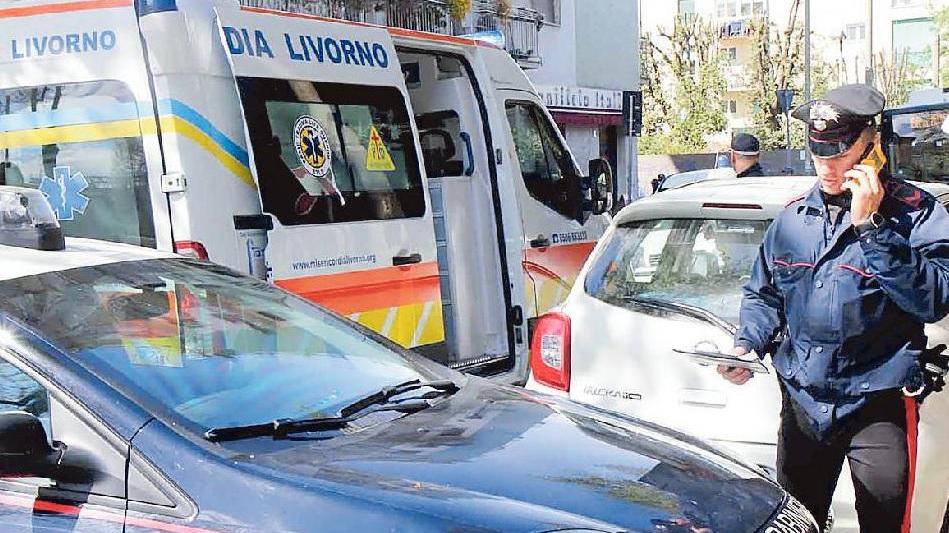 Incidente in via Montebello (PENTAFOTO ARCHIVIO IL TIRRENO)