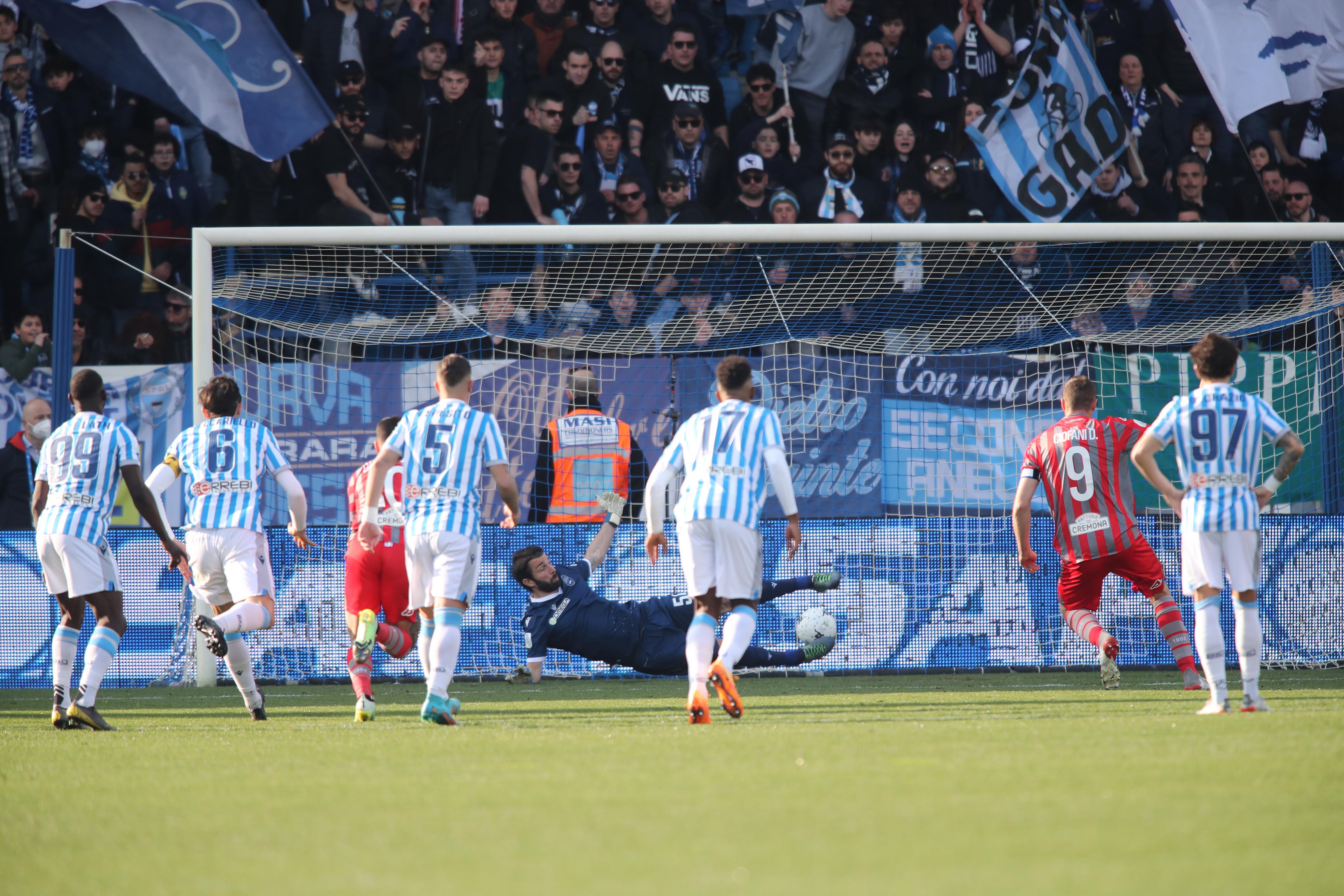 La Spal finisce ko con la Cremonese che piazza 2 diretti 