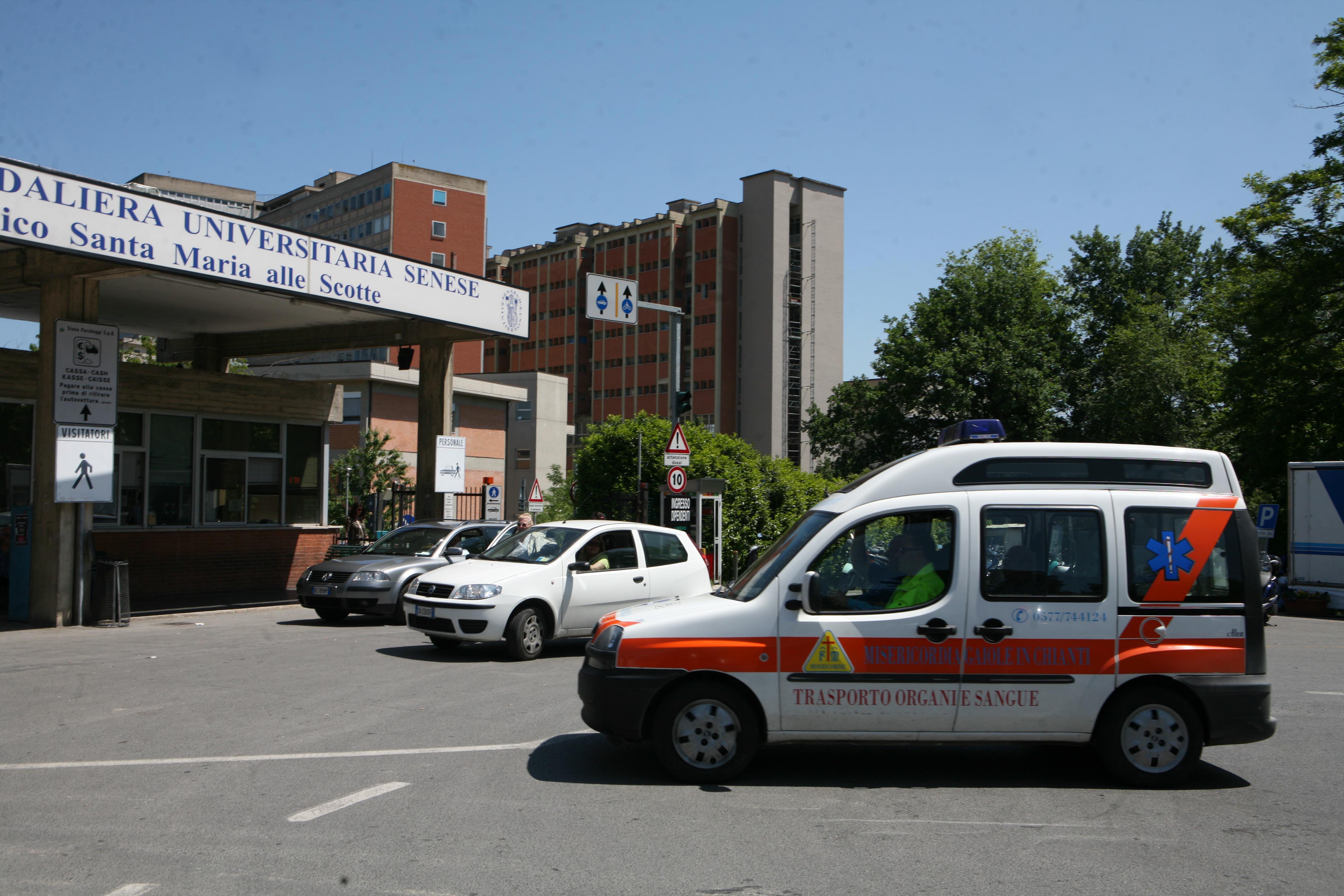 L'ospedale Le Scotte di Siena