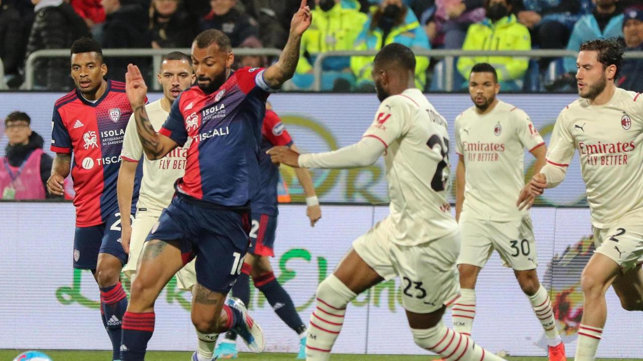 Troppo Milan per il Cagliari ma quella traversa al 90’...
