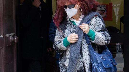 La dottoressa Marcella Gennari dopo l'interrogatorio