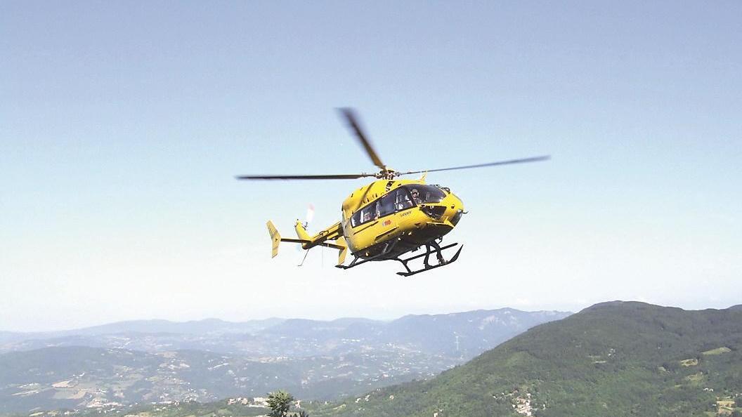 L’elisoccorso allertato per intervenire