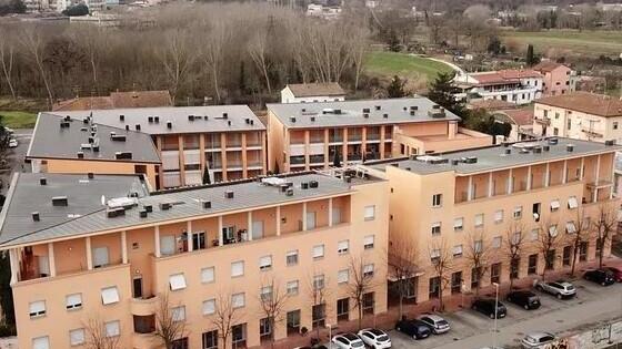 Il condominio di via Leonardo Da Vinci a Certaldo