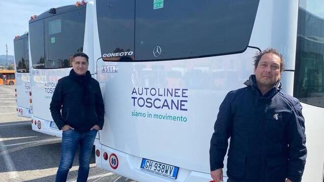 Nella foto Luca Vecce e Marco Vignale, del circolo Autolinee Toscane Livorno (Cral Atl)