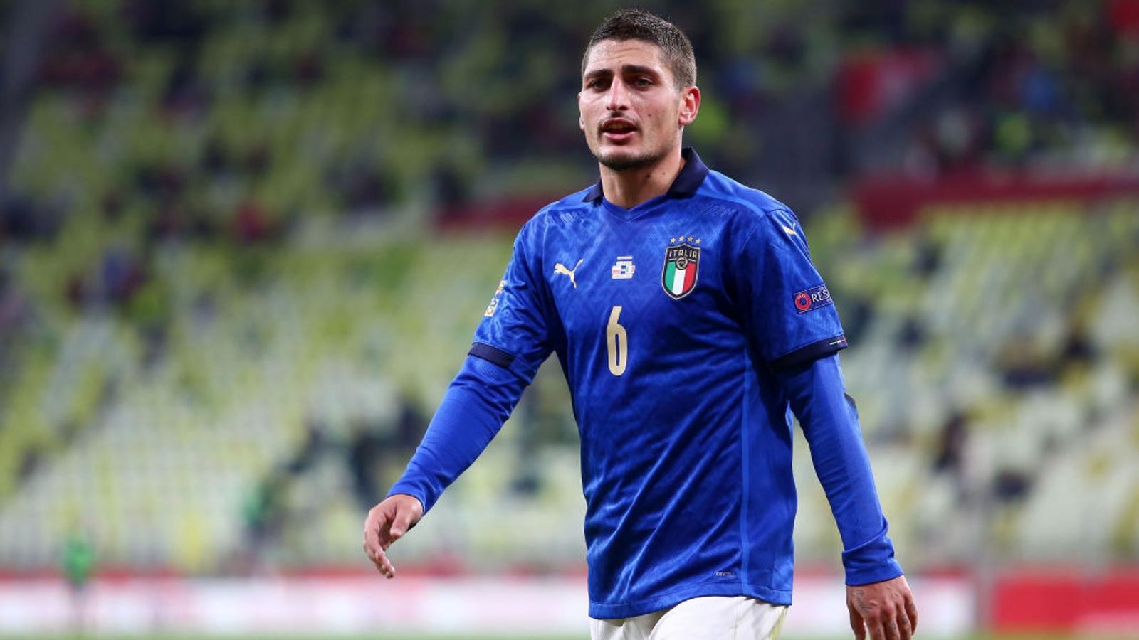Marco Verratti, centrocampista della nazionale di calcio azzurra