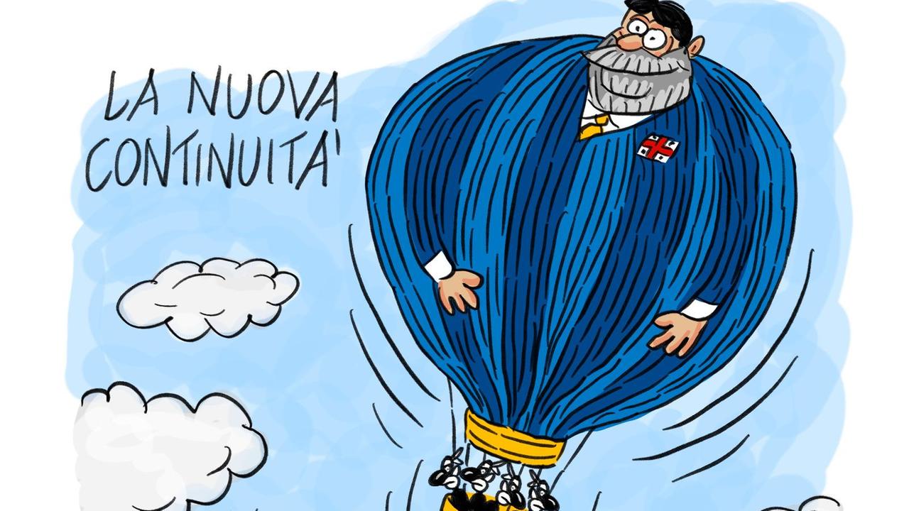 La vignetta di Gef: caos continuità territoriale, Volotea farà solo una rotta