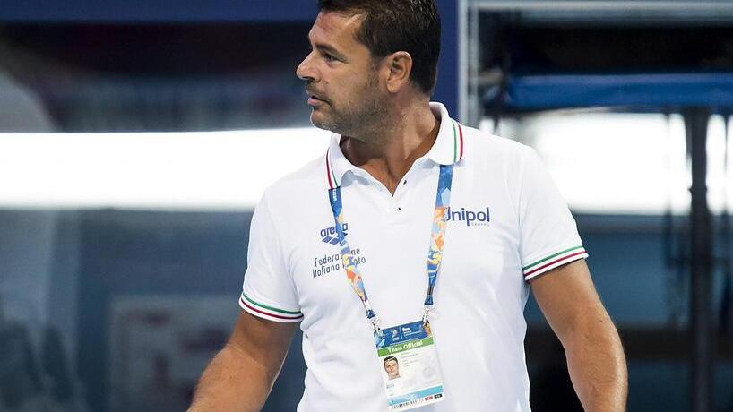Stefano Franceschi, tecnico federale e della Livorno Aquatics, alla piscina comunale Camalich