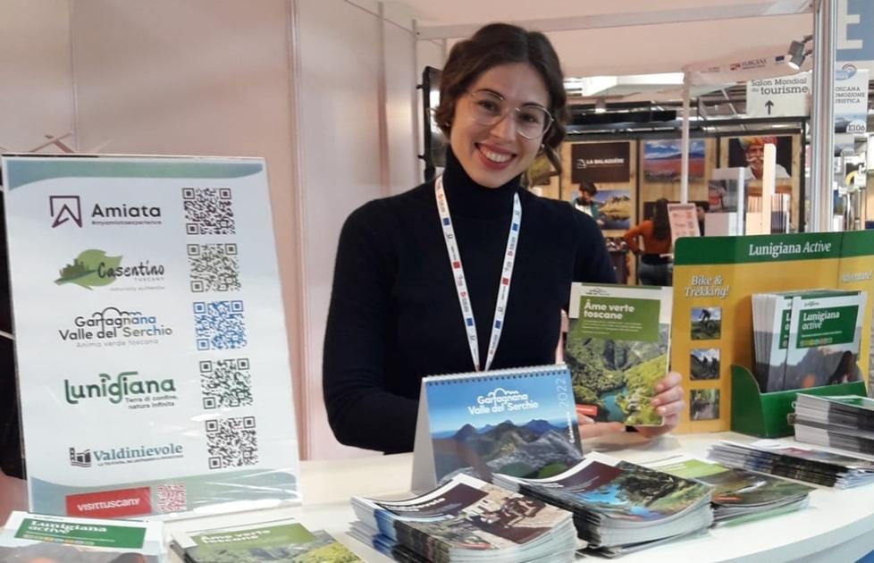 Lo stand al Salon Destinations Nature di Parigi