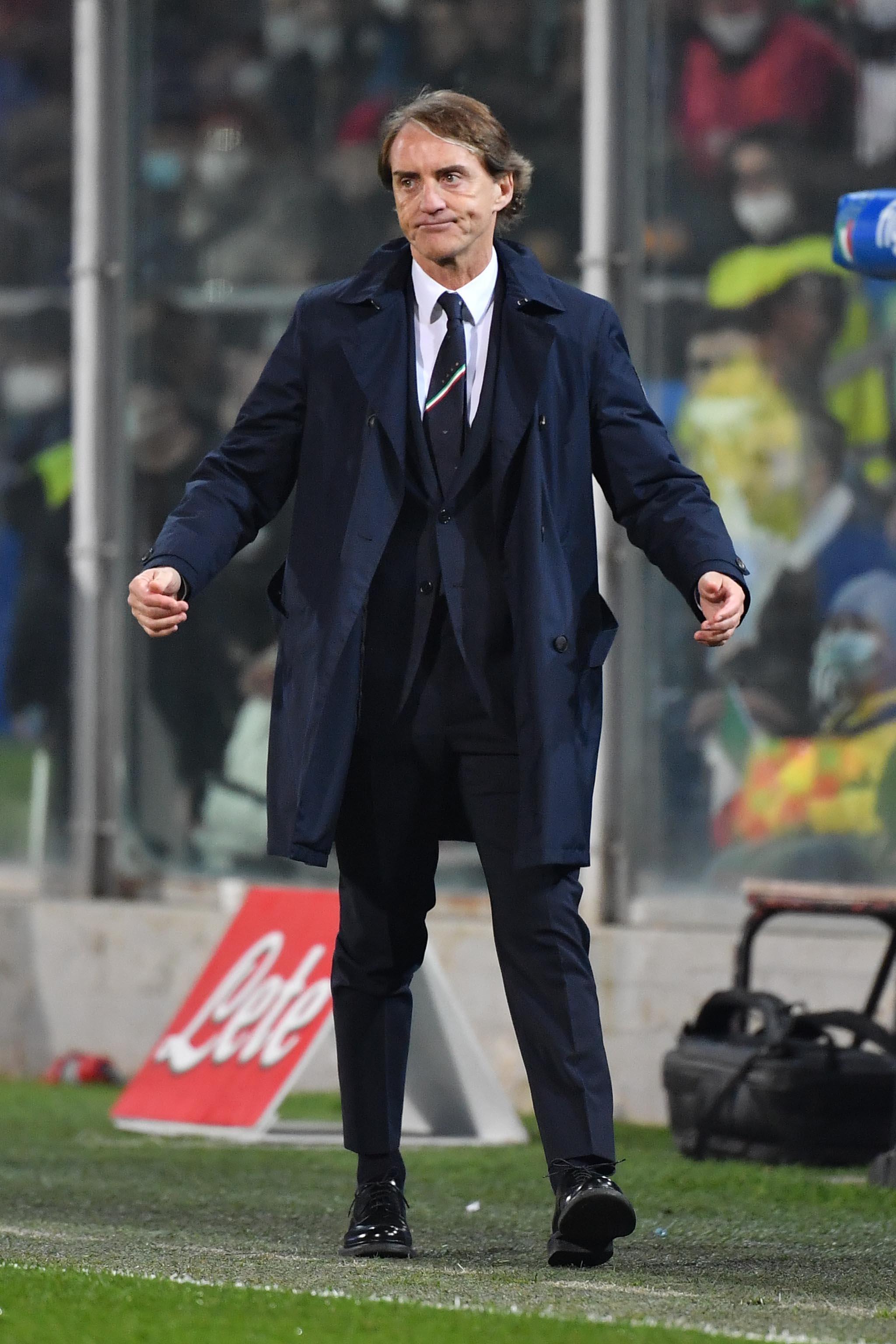 Roberto Mancini, il volto della delusione