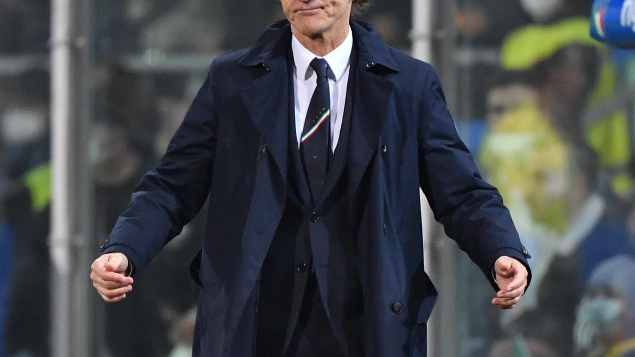 Roberto Mancini, il volto della delusione