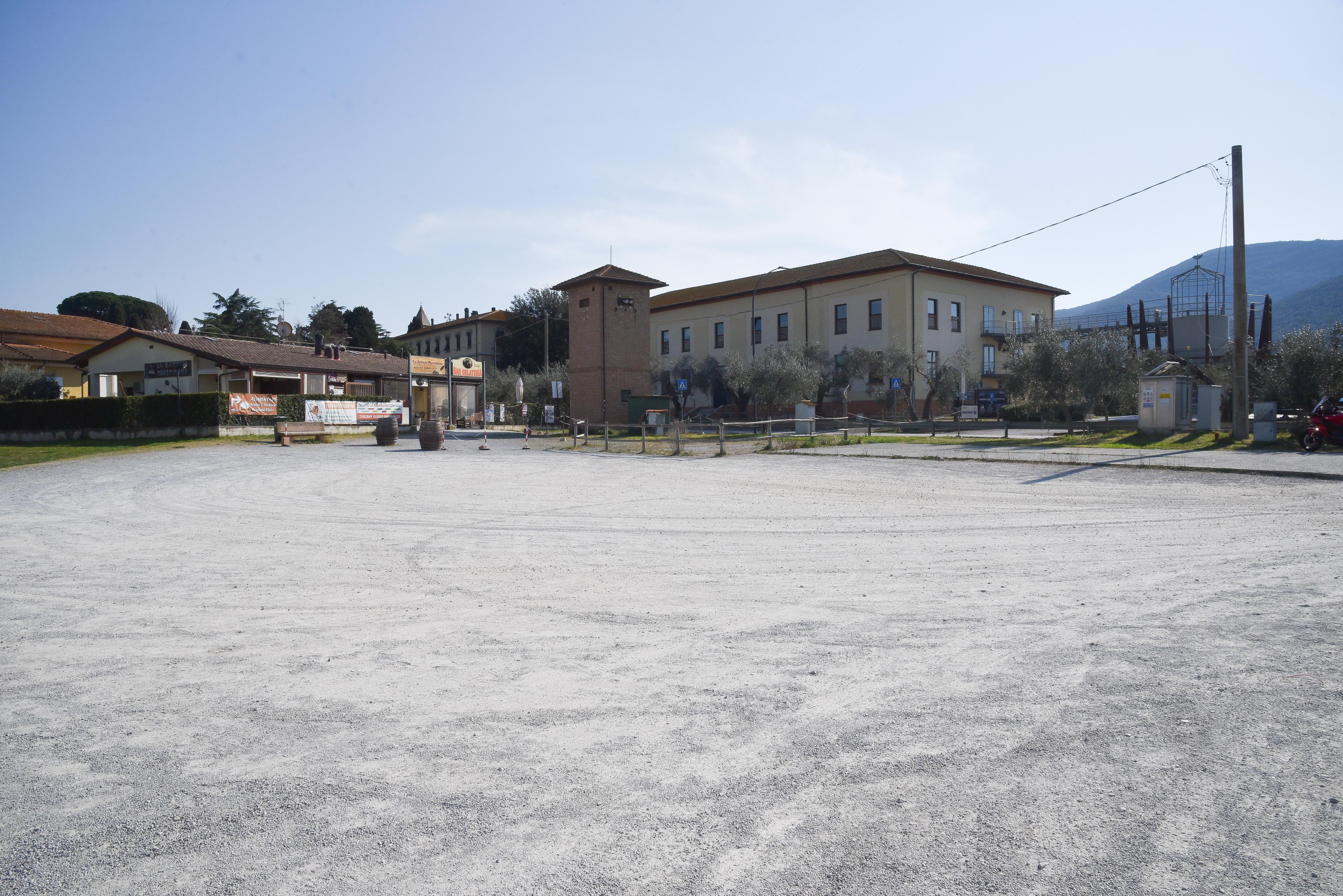 L’area parcheggio di Alberese, acquistata da Rama