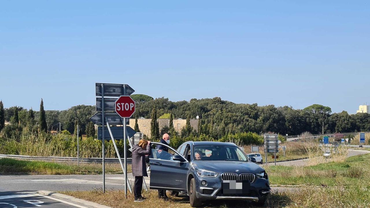 Il suv coinvolto nell'incidente (foto Daniele Stefanini/Silvi)