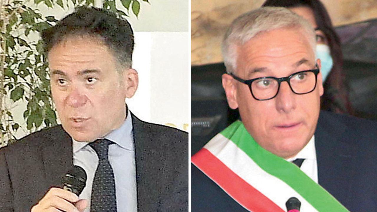 A sinistra Conti a destra Del Ghingaro
