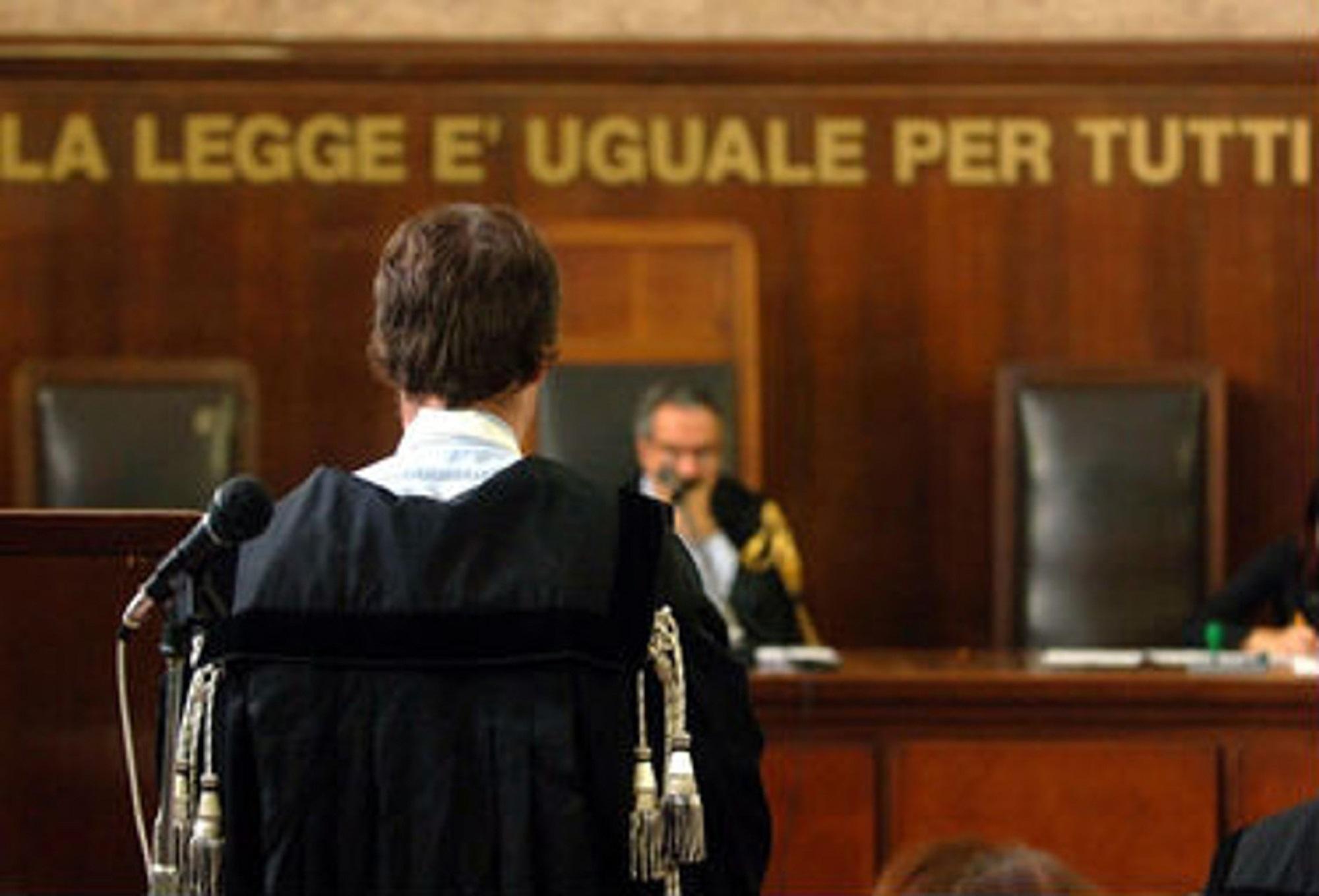 Un processo in tribunale (foto d'archivio)