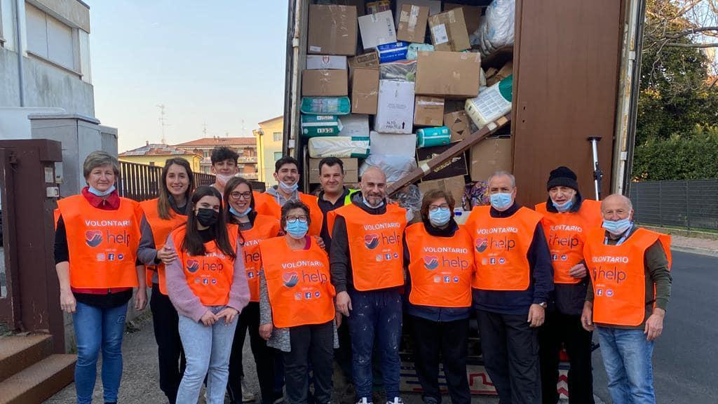 Modena. Otto bancali di solidarietà: i volontari di Help in missione