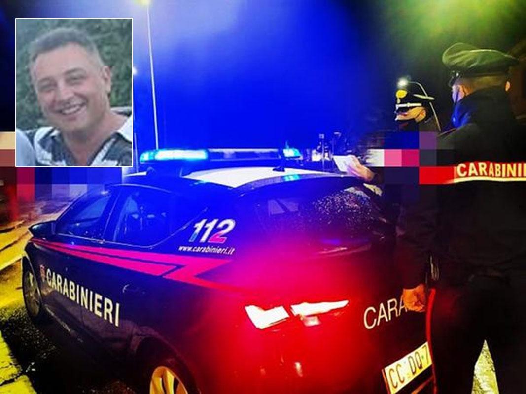 In alto la vittima, Tommaso Dini in una foto da Facebook