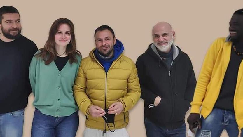Alcuni protagonisti del nuovo Caffè Bonaparte