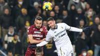 Un'immagine del derby fra Reggiana e Modena