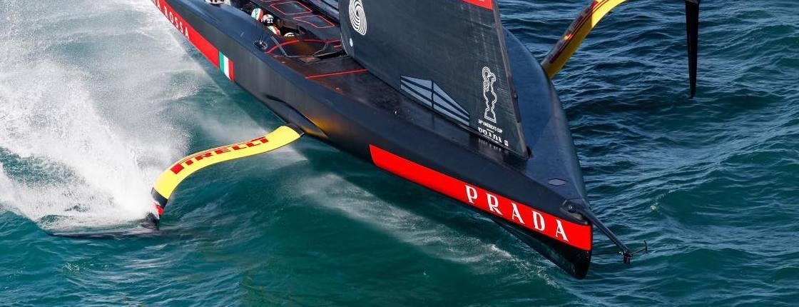 Luna Rossa scalda le vele a Cagliari per la nuova America’s Cup 