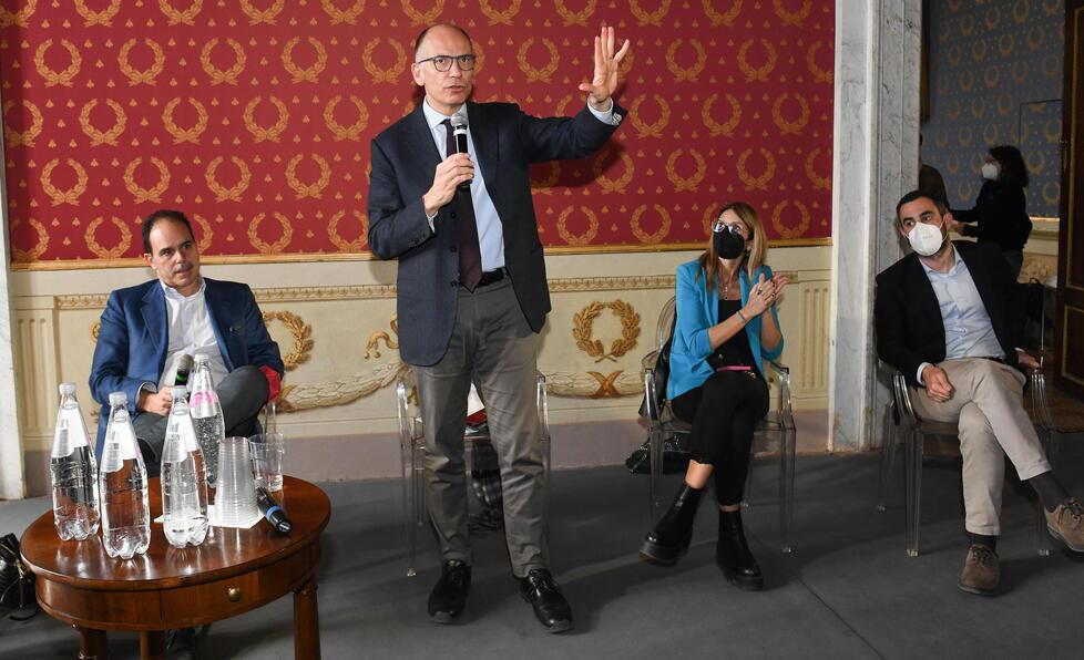 Letta ignora Del Ghingaro e loda Raspini: «Lo stimo e appoggio la sua candidatura» 
