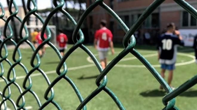 Un campo di calcio per ragazzi
