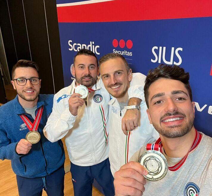 Pietrasanta, il “pistolero” Tesconi si tuffa nell’oro: è campione europeo a squadre 