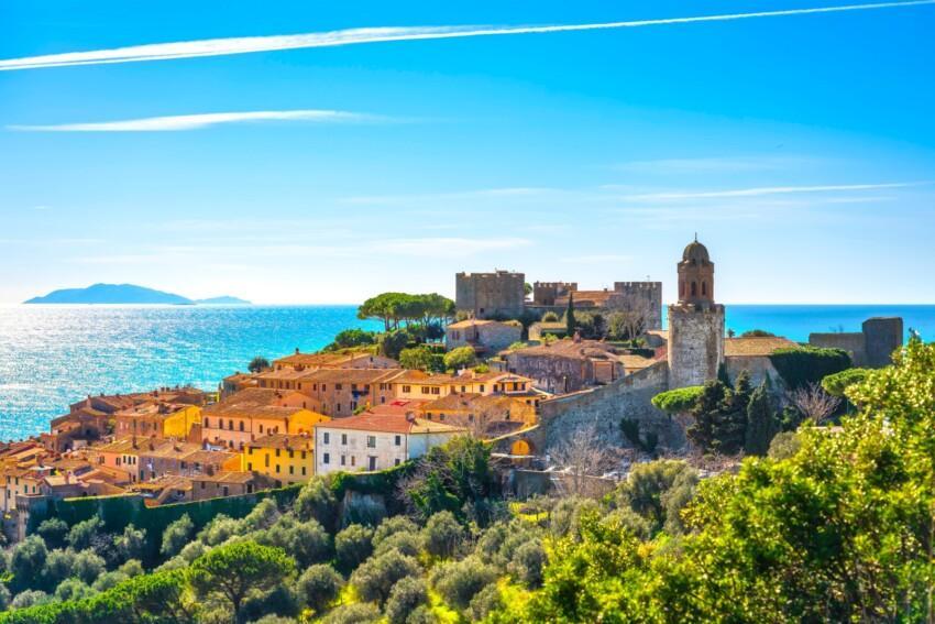 Una veduta di Castiglione della Pescaia