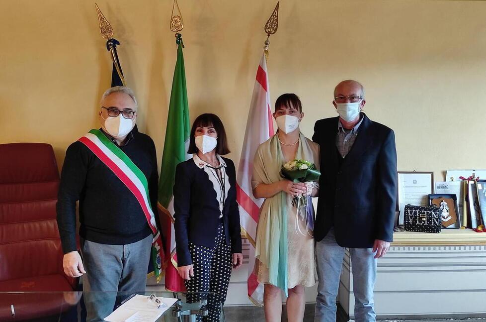 La sposa è russa, la testimone ucraina: a Rosignano le nozze della speranza 