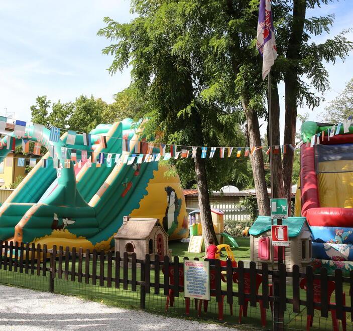 Il parco giochi Termeland di viale Bicchierai (FOTO NUCCI)