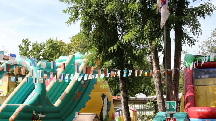 Il parco giochi Termeland di viale Bicchierai (FOTO NUCCI)