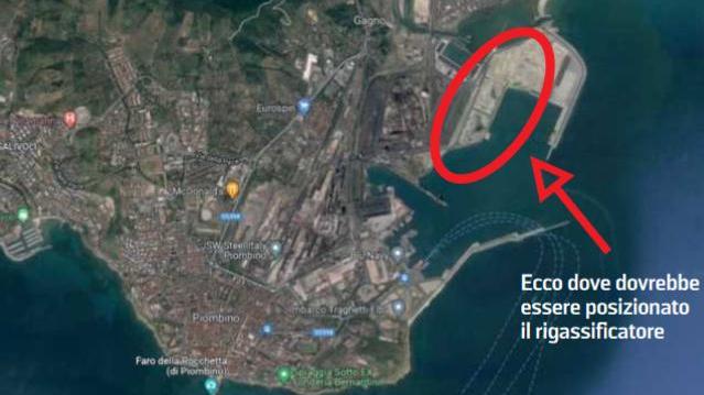 Rigassificatore di Piombino, l’impianto sarà in porto come negli scali di Rotterdam e Barcellona