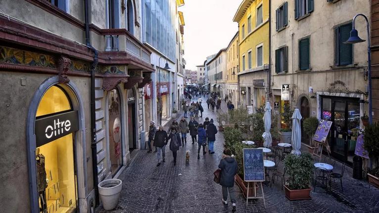 Corso Carducci a Grosseto