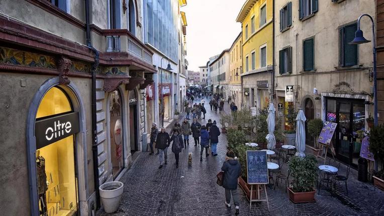 Corso Carducci a Grosseto
