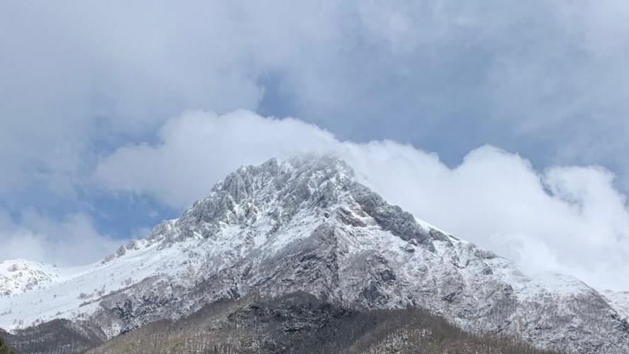 Neve di primavera sull'Alta Versilia - Le immagini