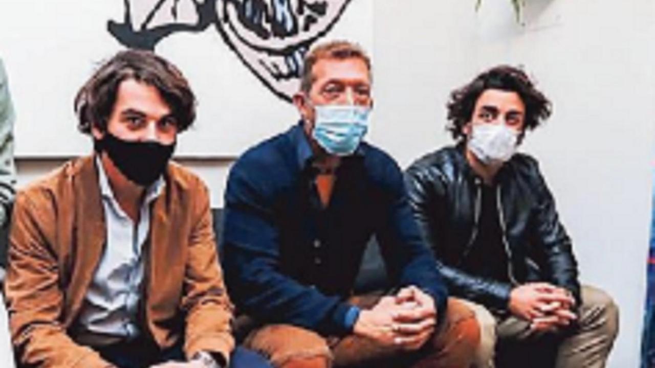 Da sinistra Lorenzo Moschella, Simone Gonnelli e Giacomo Veroni