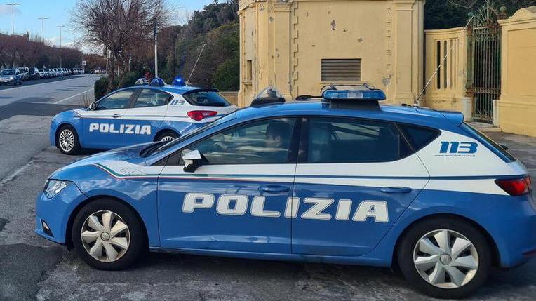Le volanti della polizia in una foto d'archivio