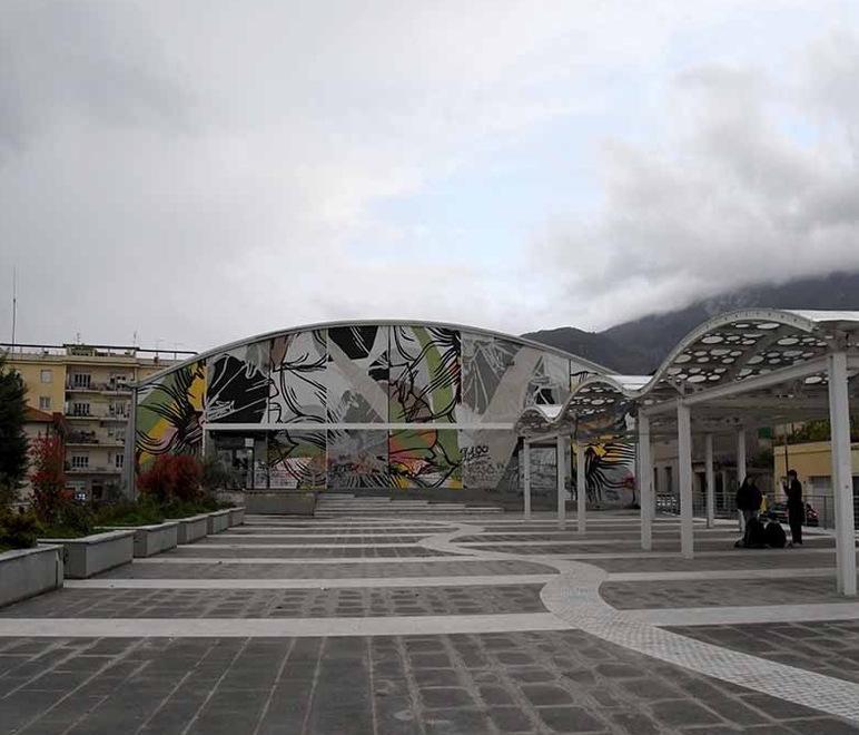 Uno scorcio dell’ex mercato ortofrutticolo