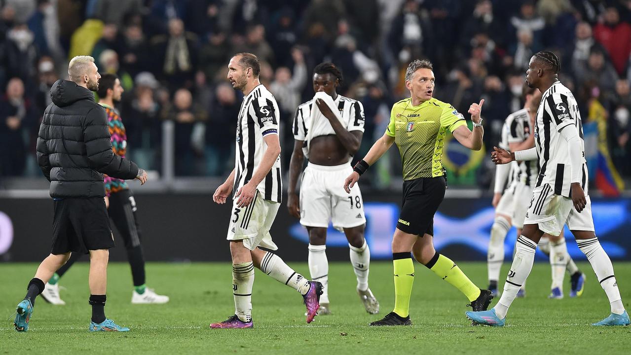 La Juventus perde in casa contro l'Inter: polemiche per il rigore che decide la partita (Foto Alessandro Di Marco/Ansa)