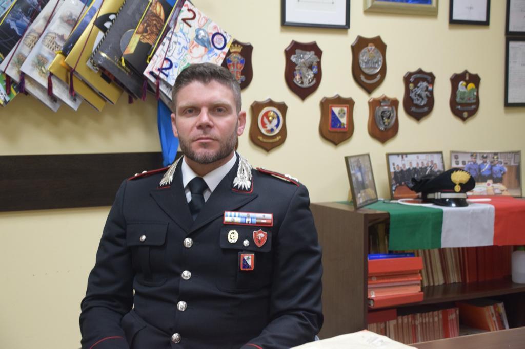 Il tenente Marco Saccà, a capo del Nucleo operativo e radiomobile dei carabinieri di Livorno