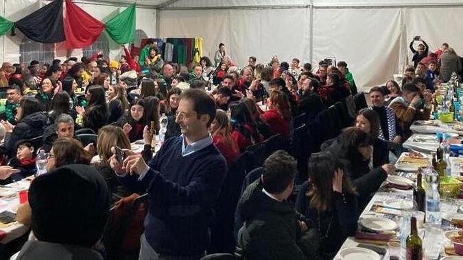 I partecipanti alla cena al Primo maggio