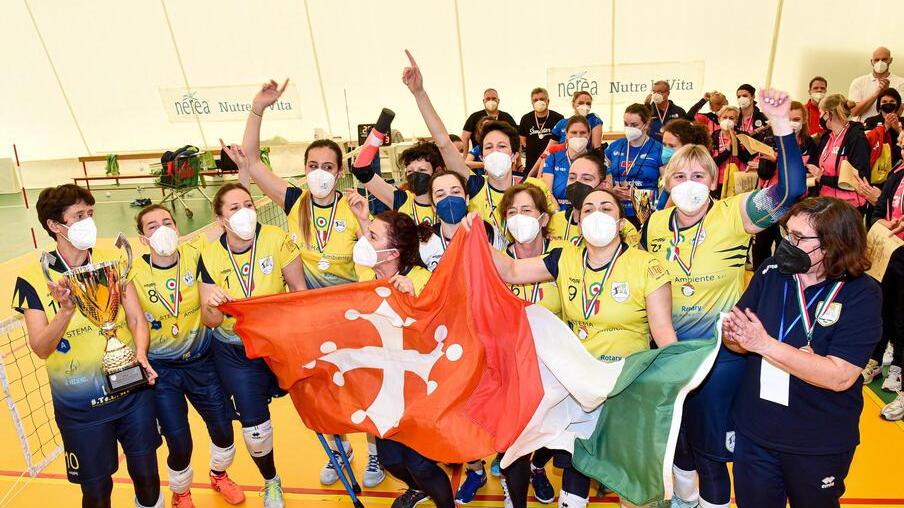 La grande festa del Dream Pisa: è campione d’Europa nel sitting volley