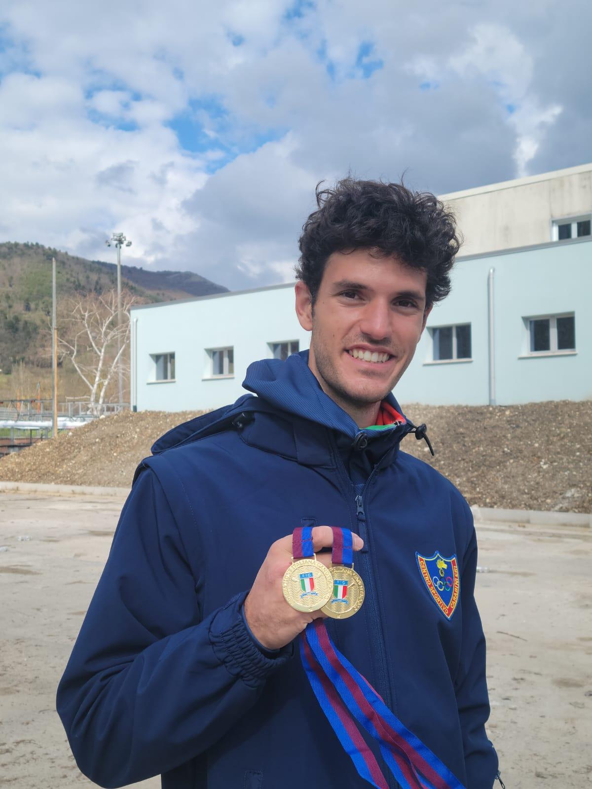 Stefano Oppo apre la stagione con due medaglie d'oro a Piediluco