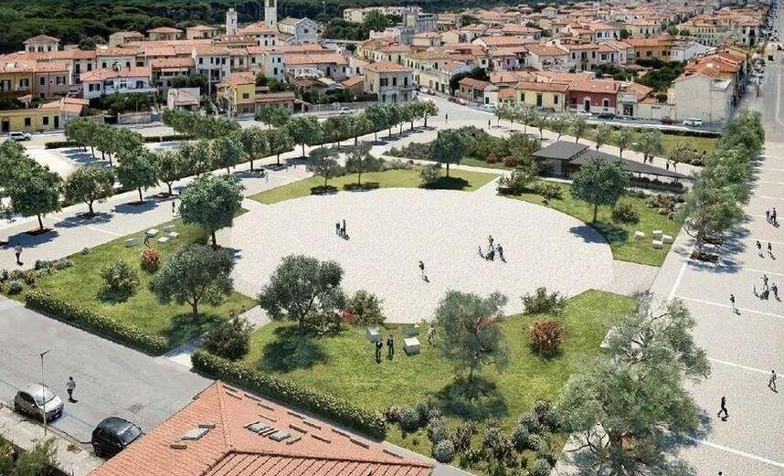 Una simulazione grafica della nuova piazza Viviani