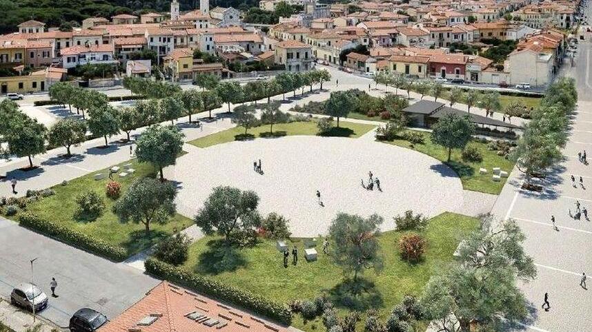Una simulazione grafica della nuova piazza Viviani