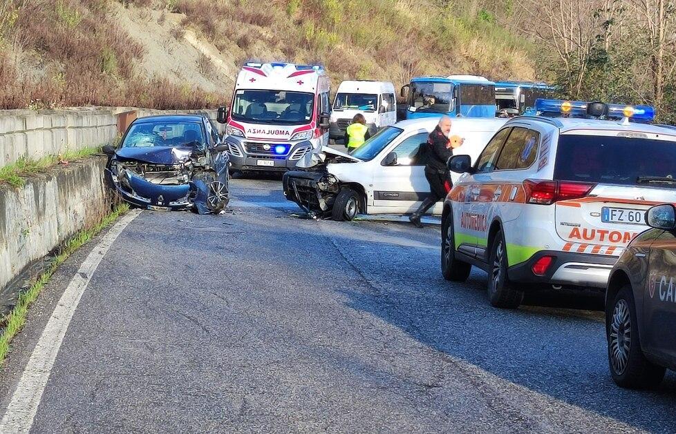 l’incidente di ieri mattina sulla strada provinciale 15