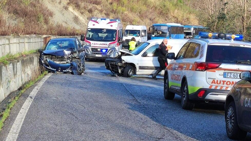 l’incidente di ieri mattina sulla strada provinciale 15