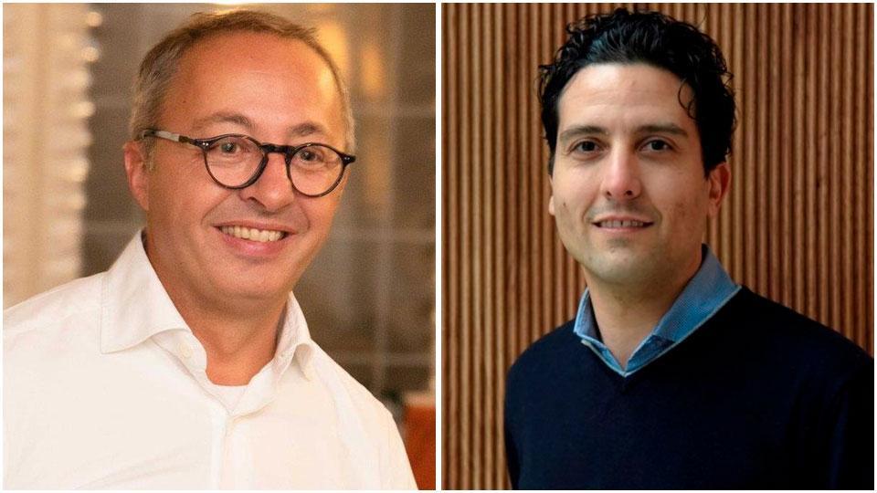 Maurizio Sarti e a destra Francesco Marini