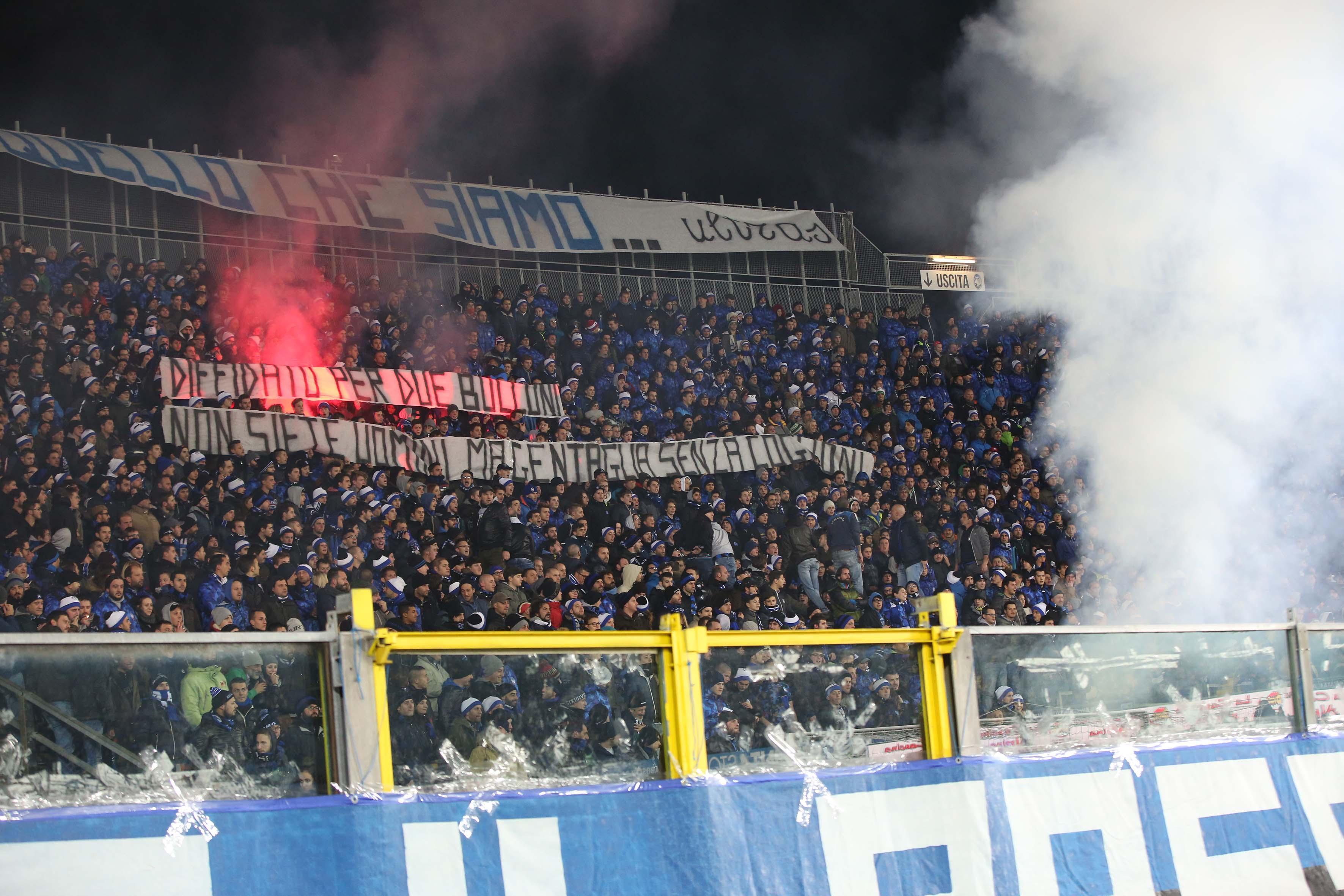 La curva dell'Atalanta
