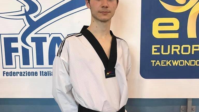Cesare Cau è cintura nera di taekwondo